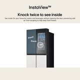 LG MoodUP™ GMV960NNME Multidoor Fridge Freezer with InstaView in Colour Changing LED, E Rated