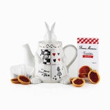 Alice in Wonderland Time for Tea Tea Pot with Tea Bags and Tartlets, 72 Pack