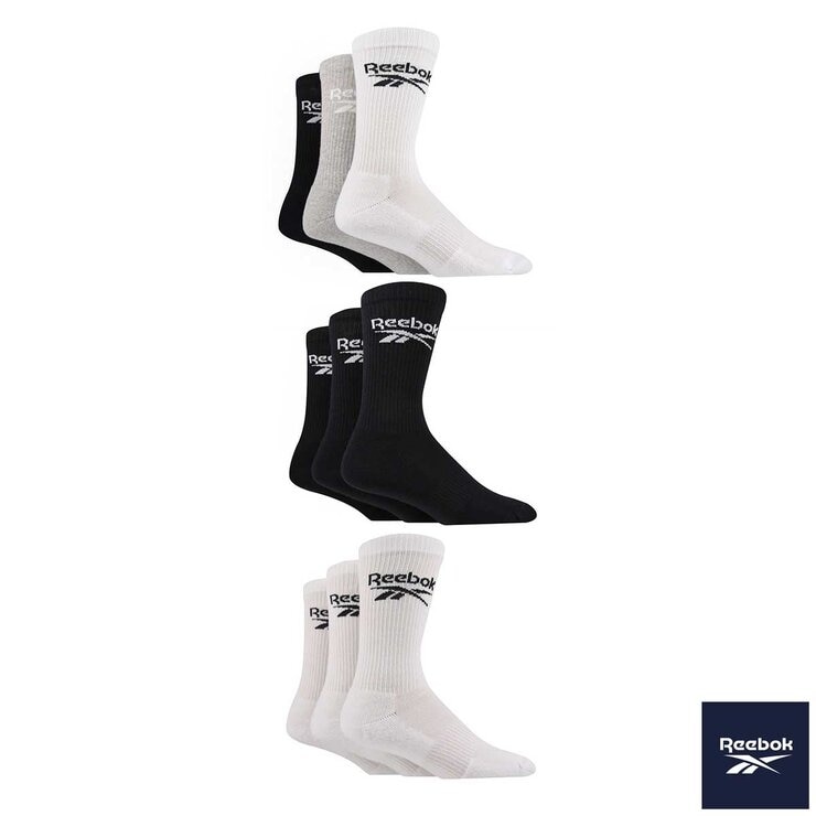 Reebok Unisex Core Crew Sock 6 Pack Reebok Unisex Core Crew Sock 6 Pack