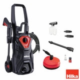 Hilka 1,600W / 130 Bar Pressure Washer with Patio Cleaner Hilka 1,600W / 130 Bar Pressure Washer with Patio Cleaner