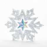 48 Inch Snowflake With Prismatic Star 48 Inch Snowflake With Prismatic Star