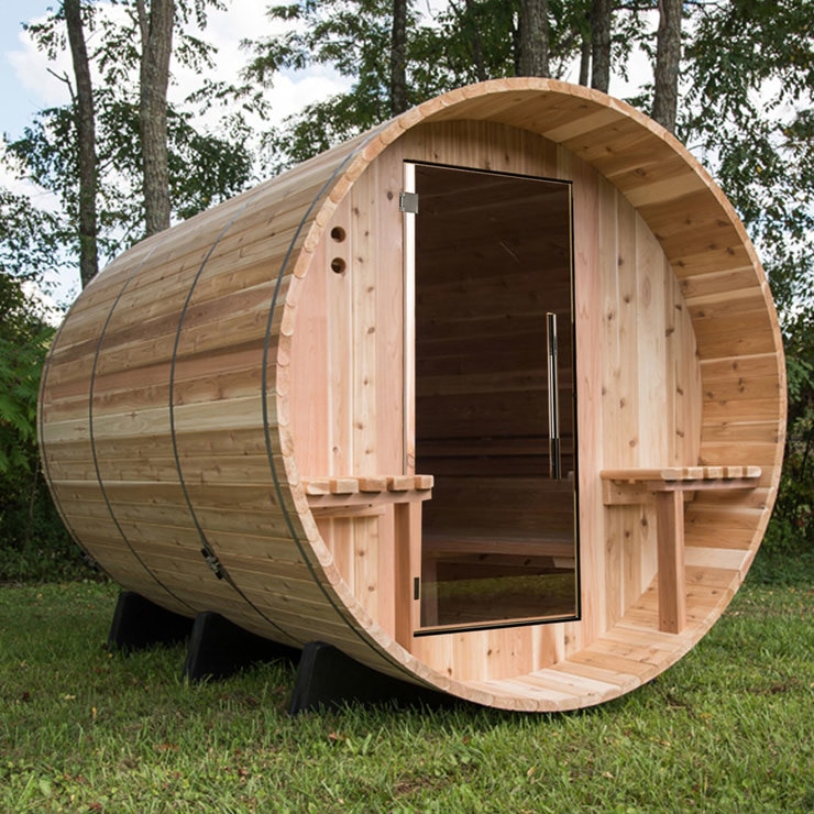 Almost Heaven Weston 6 Person Barrel Steam Sauna Delivered and