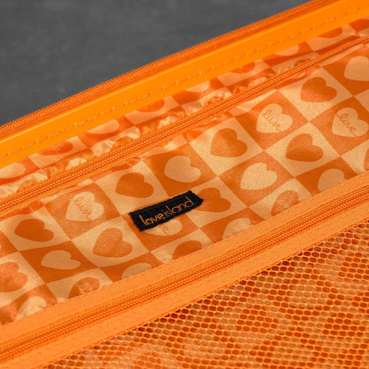 ROCK Love Island Medium Suitcase White / Orange ROCK Love Island Medium Suitcase White / Orange
