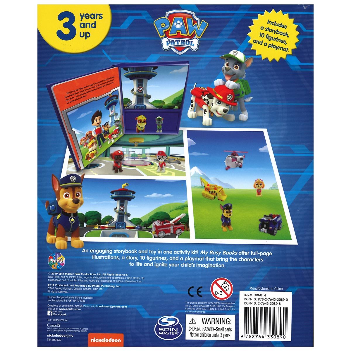 Paw Patrol : My Busy Books (3+ Years)