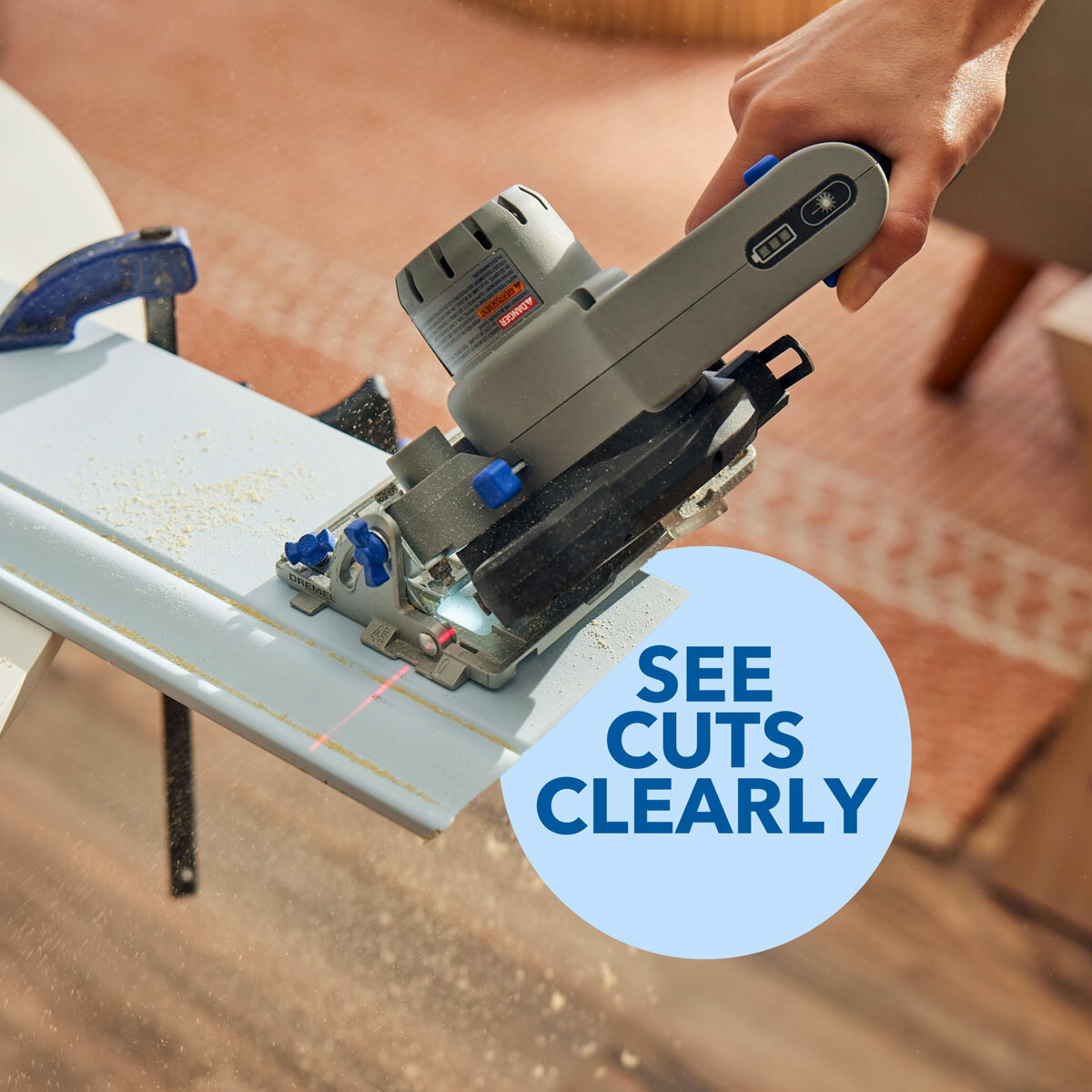 Dremel 12V Brushless Cordless Compact Saw Station Dremel 12V Brushless Cordless Compact Saw Station