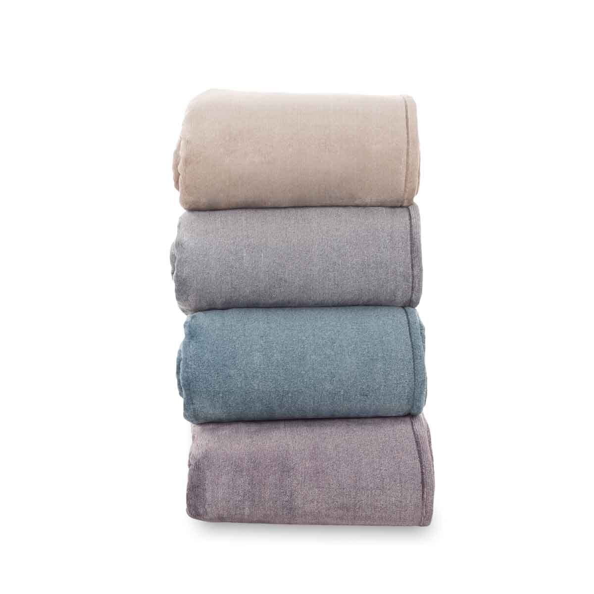 Berkshire Life Eco Thread Blanket  - Grey