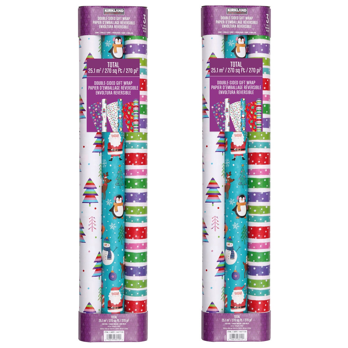 Buy KS Traditional Wrapping Paper 2 Pack Image at Costco.co.uk