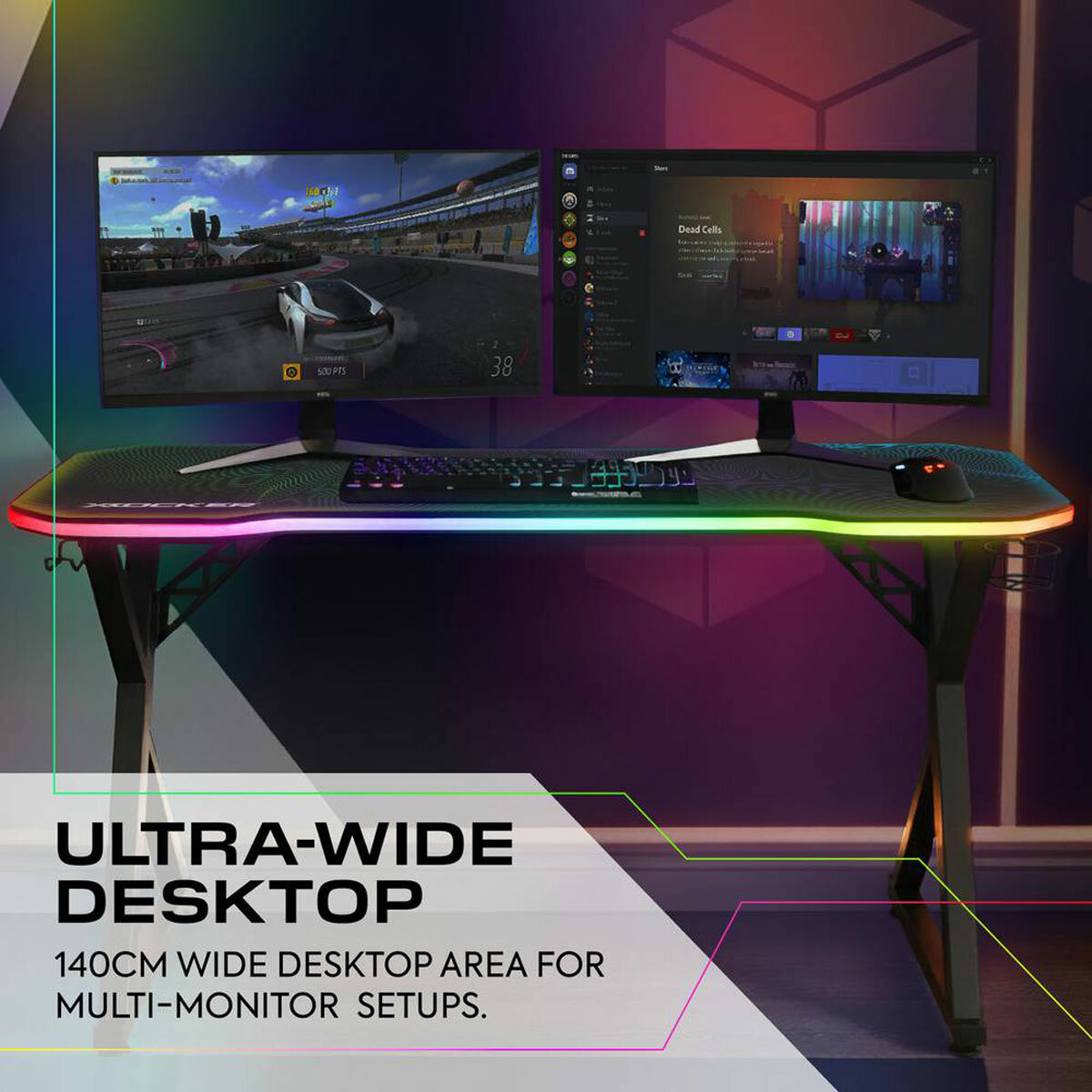 Wide desktop
