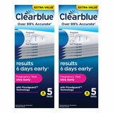 Clearblue Ultra Early Pregnancy Tests, 2 x 5 Count