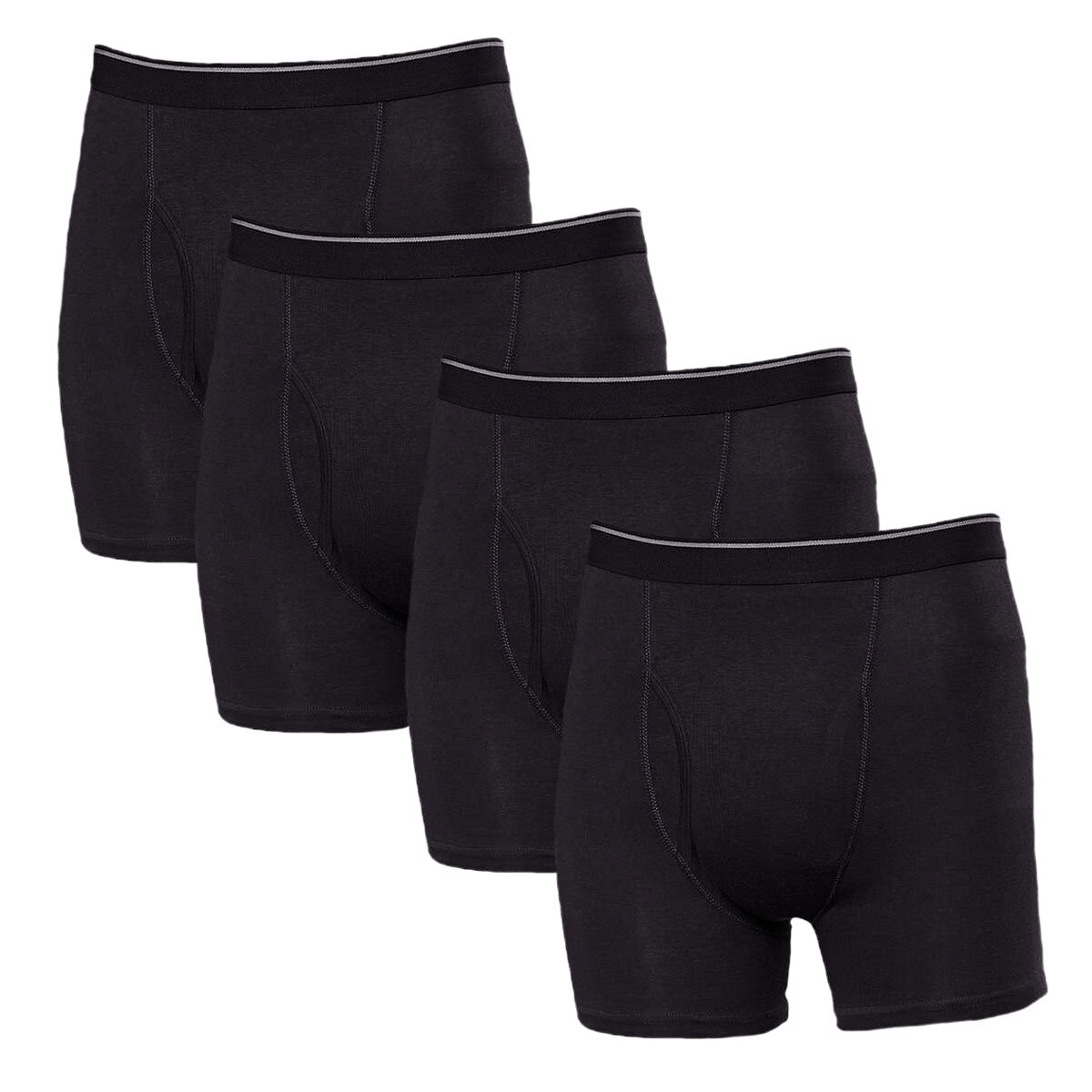 Kirkland Signature Men's 4 Pack Boxer Shorts, 4 Sizes | C...