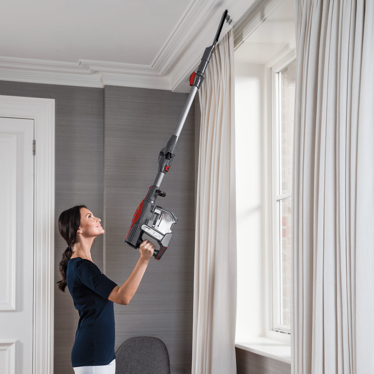 Shark DuoClean Cordless Stick Vacuum with 2 Batteries, IF250UKCO