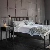 Gallery Wycombe Black Oak Bed Frame, Double