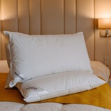 Naturtex Hungarian Goose Down 3-Chamber Pillow, King Size 50 x 90 cm