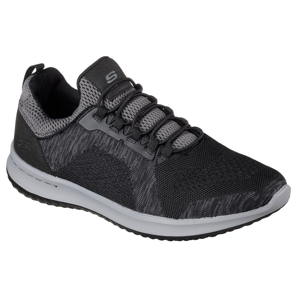 Skechers Delson-Brewton Men's Shoes in Charcoal | Costco UK