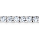 6.00ctw Round Brilliant Cut Diamond Tennis Bracelet, 18ct White Gold