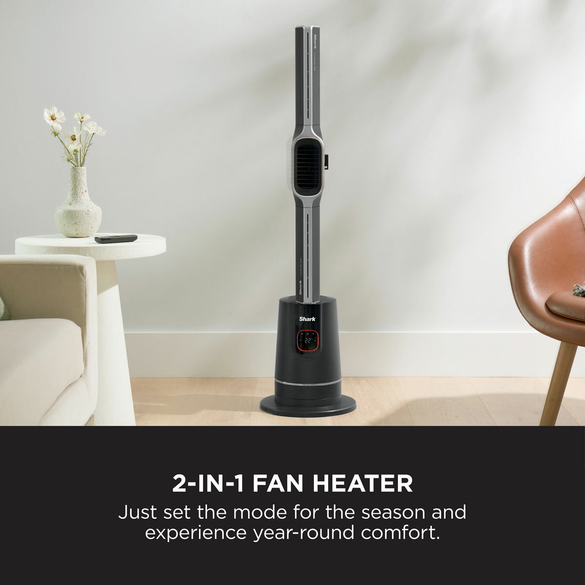 Lifestyle image of Shark TurboBlade Hot+Cool 2 in 1 fan heater