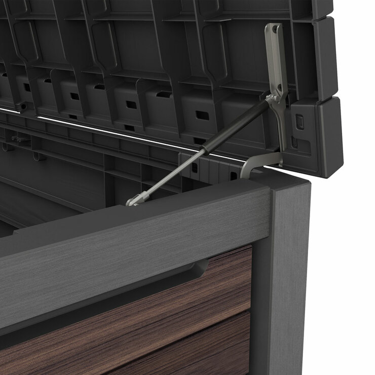 Keter Rosewood 870 Litre (230 Gallon) Deck Box with Divider