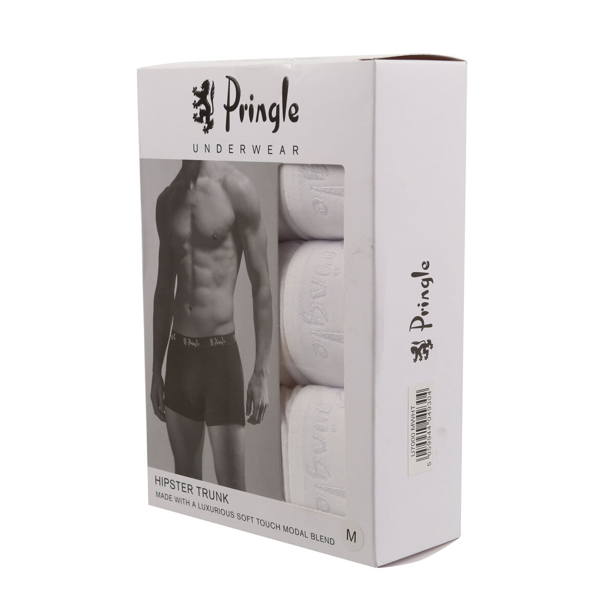 Pringle Men's Modal Hipster Boxer Shorts, 2 x 3 Pack in 2