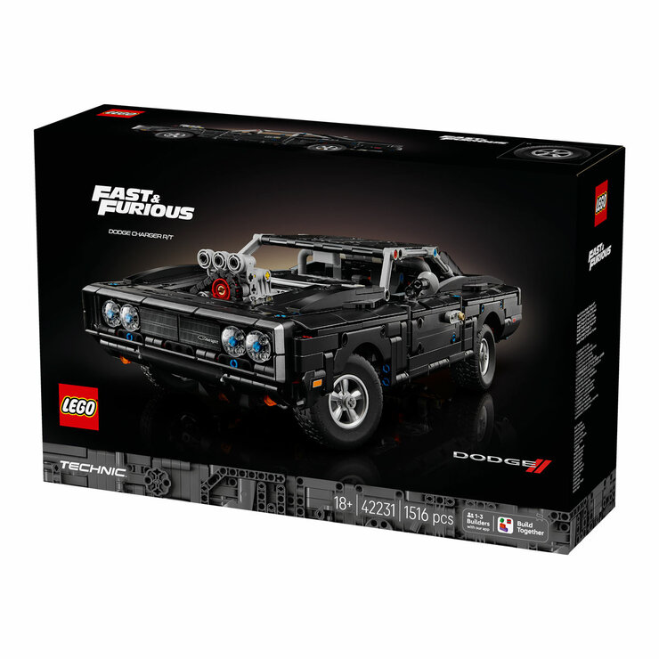 LEGO Technic Fast & Furious Dodge Charger R/T Car - Model 42231 (18+ Years)