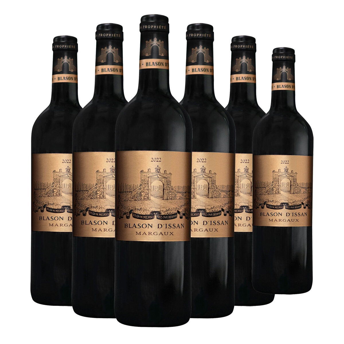 BLASON D'ISSAN 6x75cl