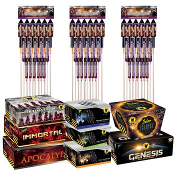 Black Cat Greatest Show Firework Display Kit