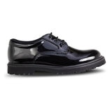 TeⓇm Bailey Patent Unisex Chunky Lace Up School Shoes, Youth 4