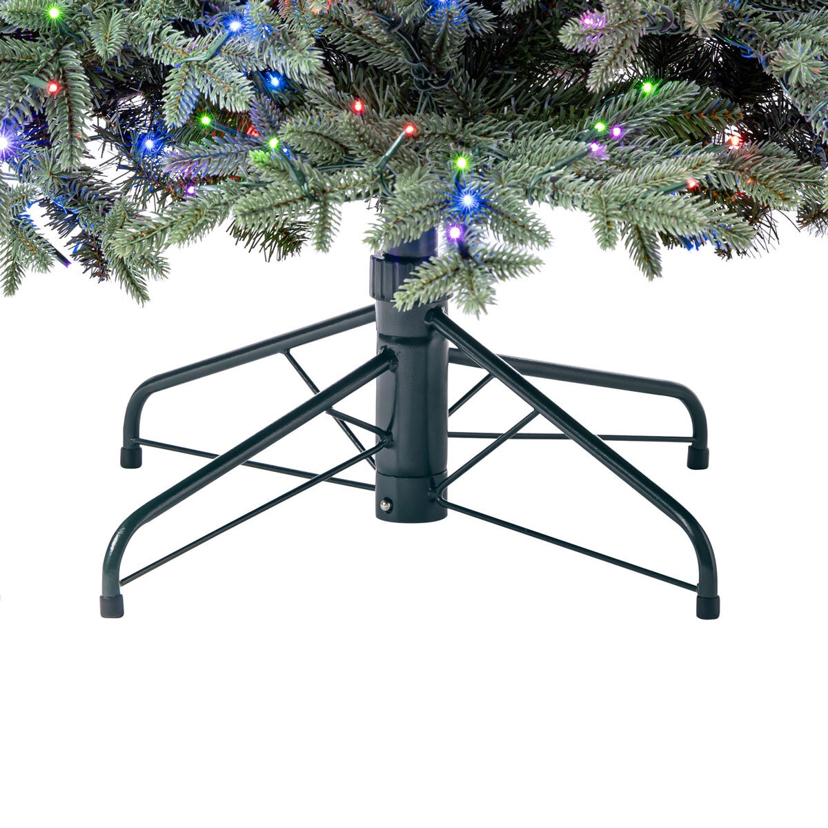7.5ft (2.3m) Pre-Lit Aspen Artificial Christmas Tree With 1,850 Colour-Changing Radiant Micro Twinkle LED Lights