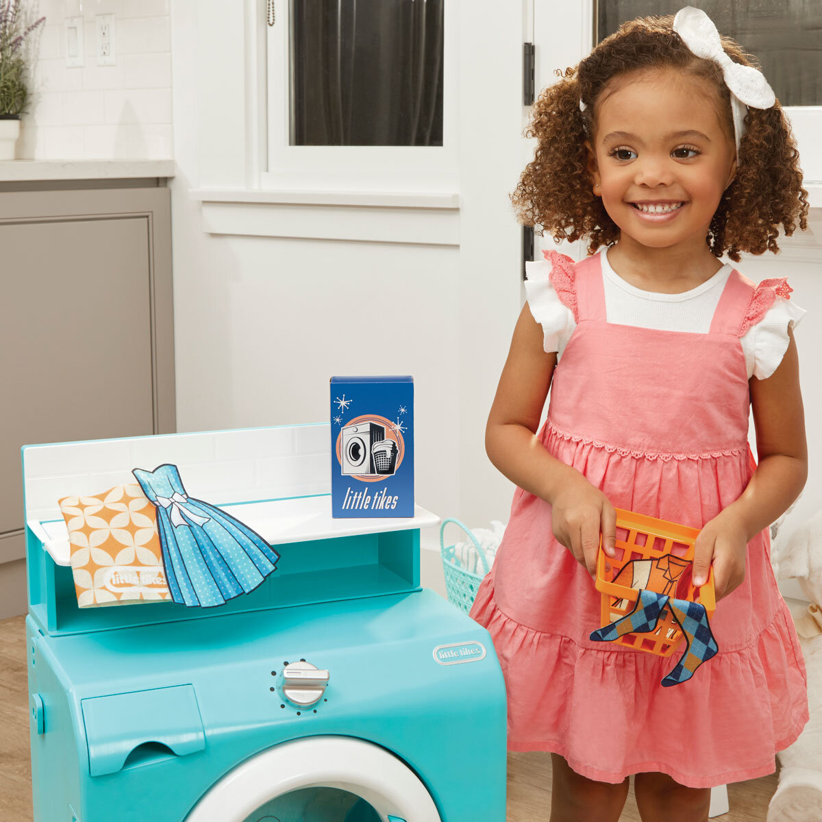  Little Tikes First Washer Dryer - Realistic Pretend Play  Appliance for Kids, Interactive Toy Washing Machine with 11 Laundry  Accessories, Unique Toy, Ages 2+ : Toys & Games