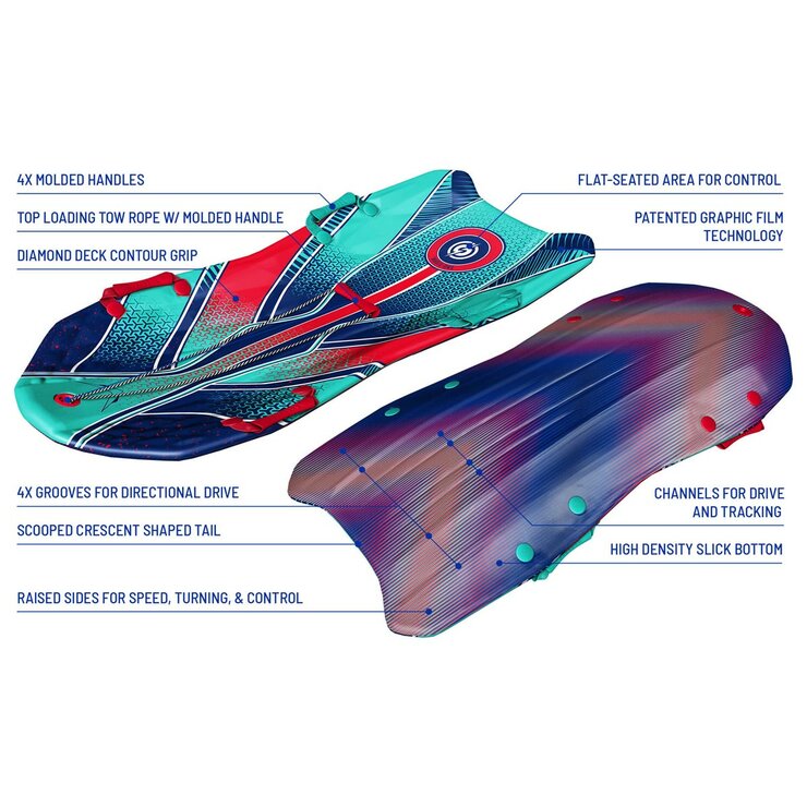 Sno-Storm™ 50" (127 cm) 2 Seater Vipernex Snow Sled in Red