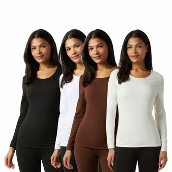32 Degrees Heat Neo Plush Base Layer Top 2 Pack