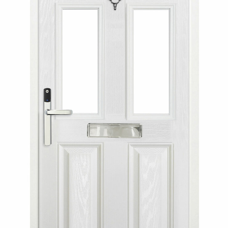 Yale Conexis L2 Smart Lock in Chrome with 4 Tags