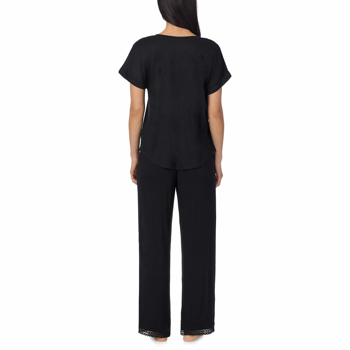 Carole Hochman 3 Piece Pyjama Set In Black