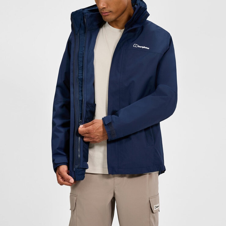 Berghaus Men's RG Alpha 3 in 1 Jacket in Navy
