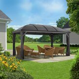 Sojag Moreno 10ft x 16ft (2.89 x 4.74m) Aluminium Frame Sun Shelter with Galvanised Steel Roof + Insect Netting