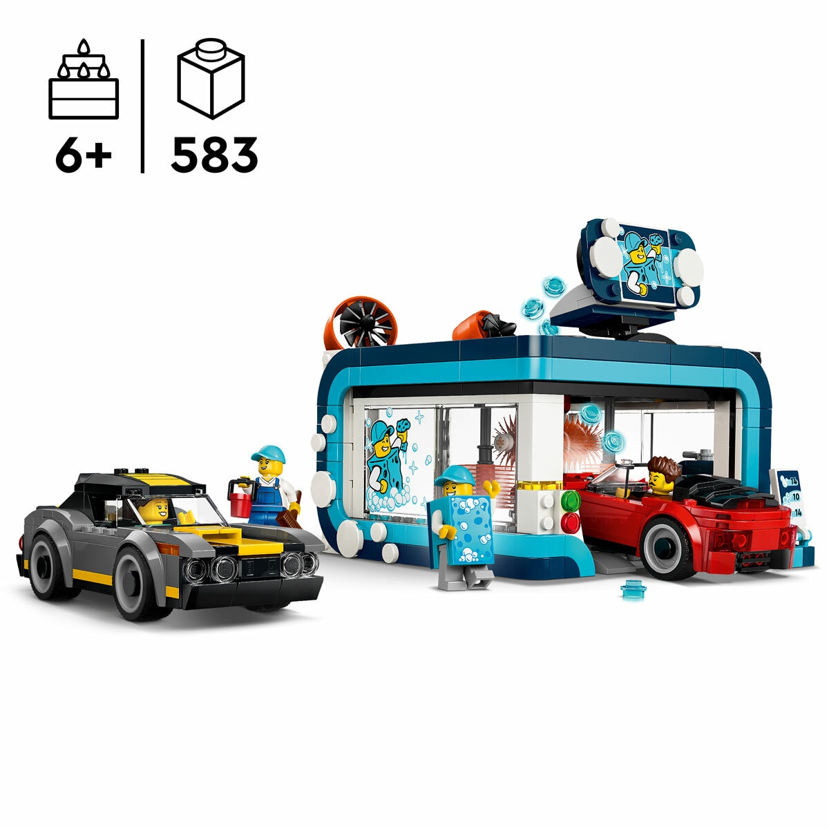 LEGO City Drive-Through Car Wash - Model 60497 (6+ Years) LEGO City Drive-Through Car Wash - Model 60497 (6+ Years)