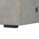 Highgrove Swift Grey Fabric Full Ottoman Bed Frame in 3 Sizes