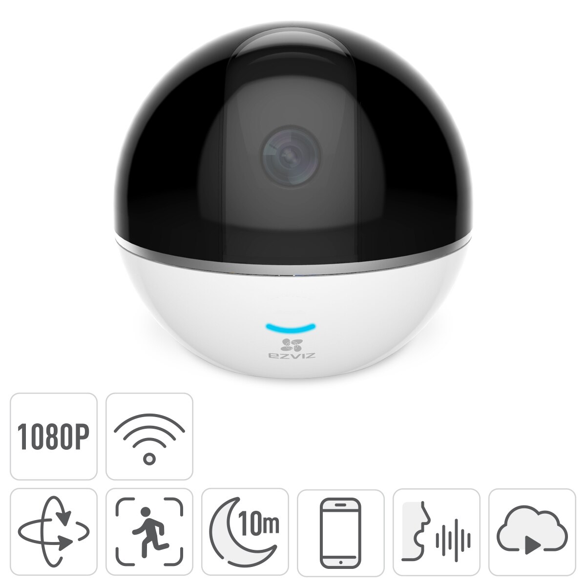 Ezviz Full HD Indoor Smart Security PT Camera with Motion Tracking