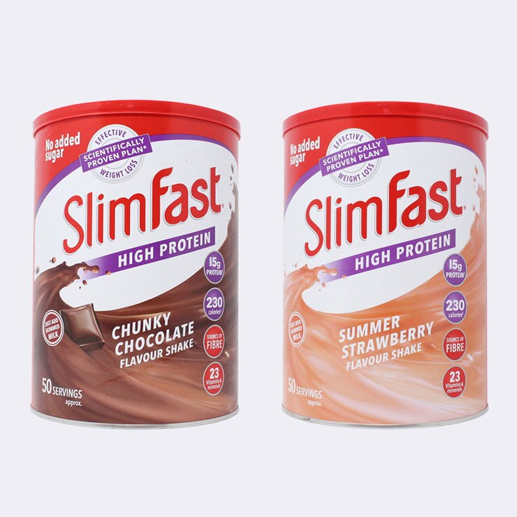 SlimFast High Protein Powder in 2 Flavours, 1.825kg (50 Servings