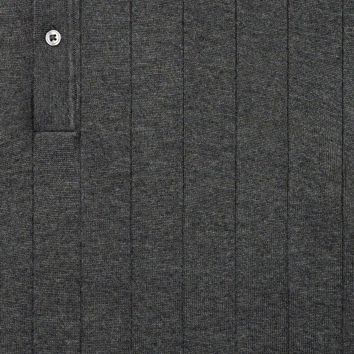 Chaps Men's Ribbed Knit Polo in Charcoal Chaps Men's Ribbed Knit Polo in Charcoal