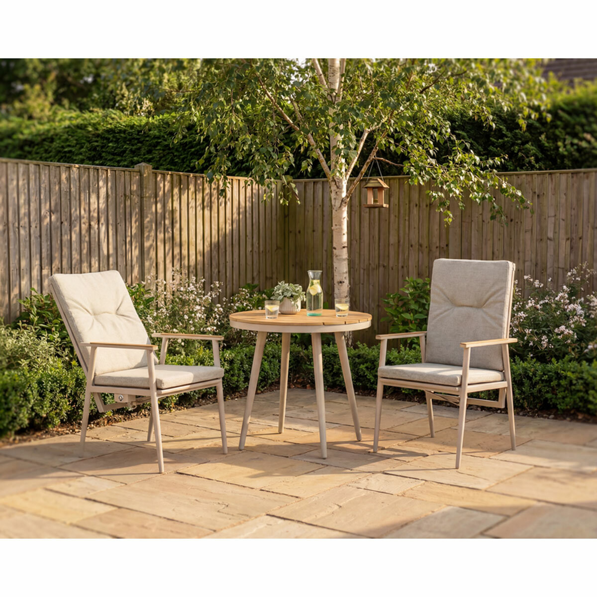 Bramblecrest Wisely 3 Piece Recliner Patio Set in Mocha Bramblecrest Wisely 3 Piece Recliner Patio Set in Mocha