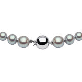 Ombre Tahitian and Akoya Pearl Bracelet, 18ct White Gold