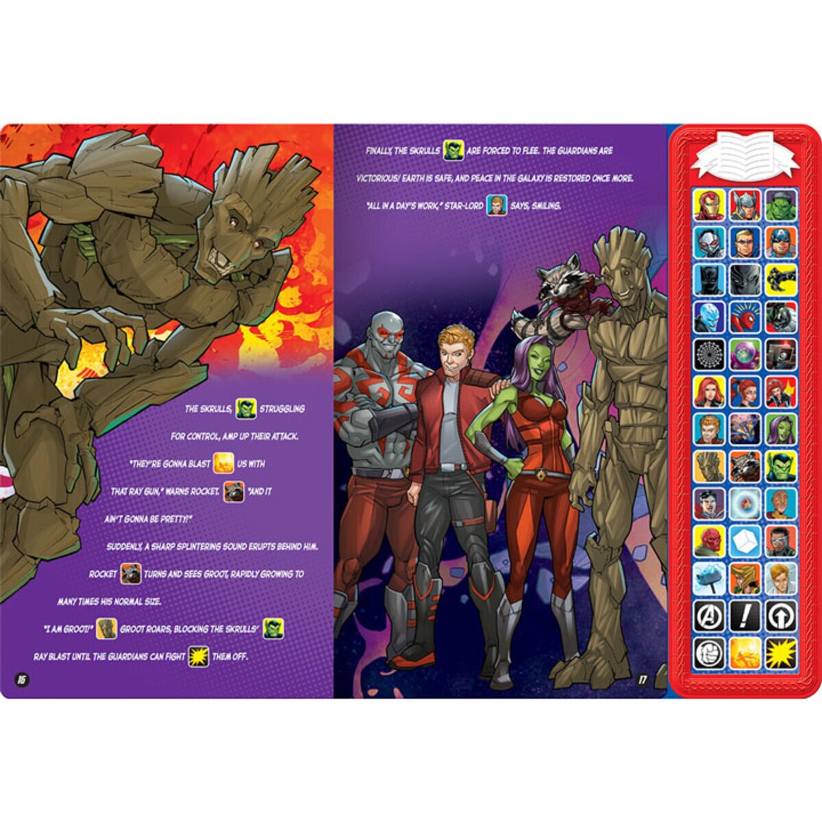 The Sound Story Treasury Book: Marvel