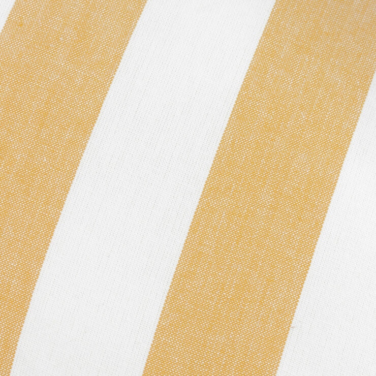 Yard Hayle Yellow Striped Indoor Outdoor Cushion, 50 x 50 cm