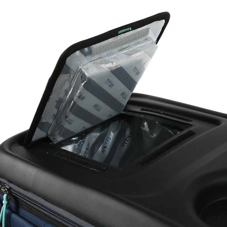 Titan 50 Can Collapsible Cooler with Table Top in Navy
