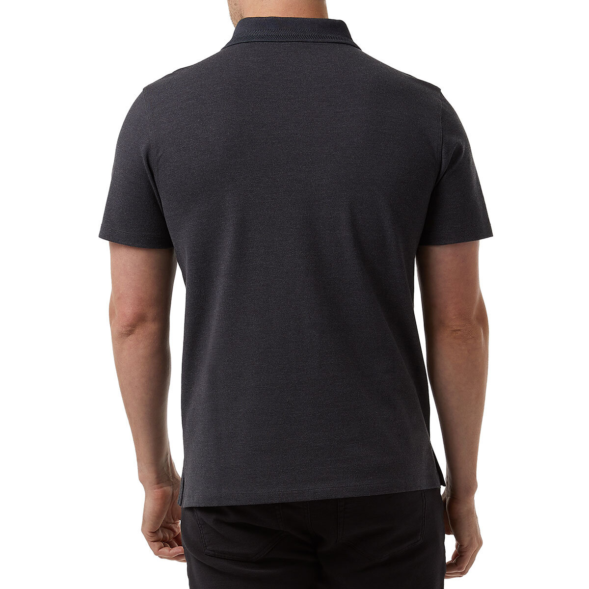 32 Degrees Men's Pique Polo in Black