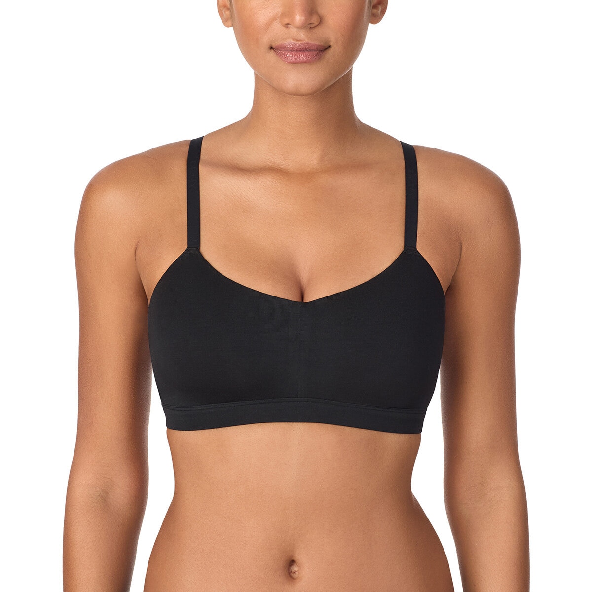 DKNY Women's Modal Wireless Bra 2 Pack in Black