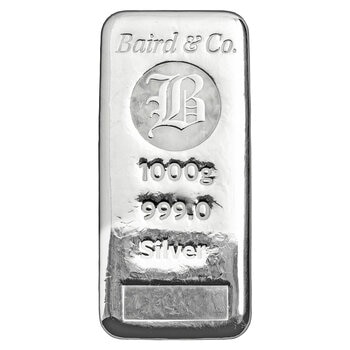 1 Kilogram Silver Cast Bar