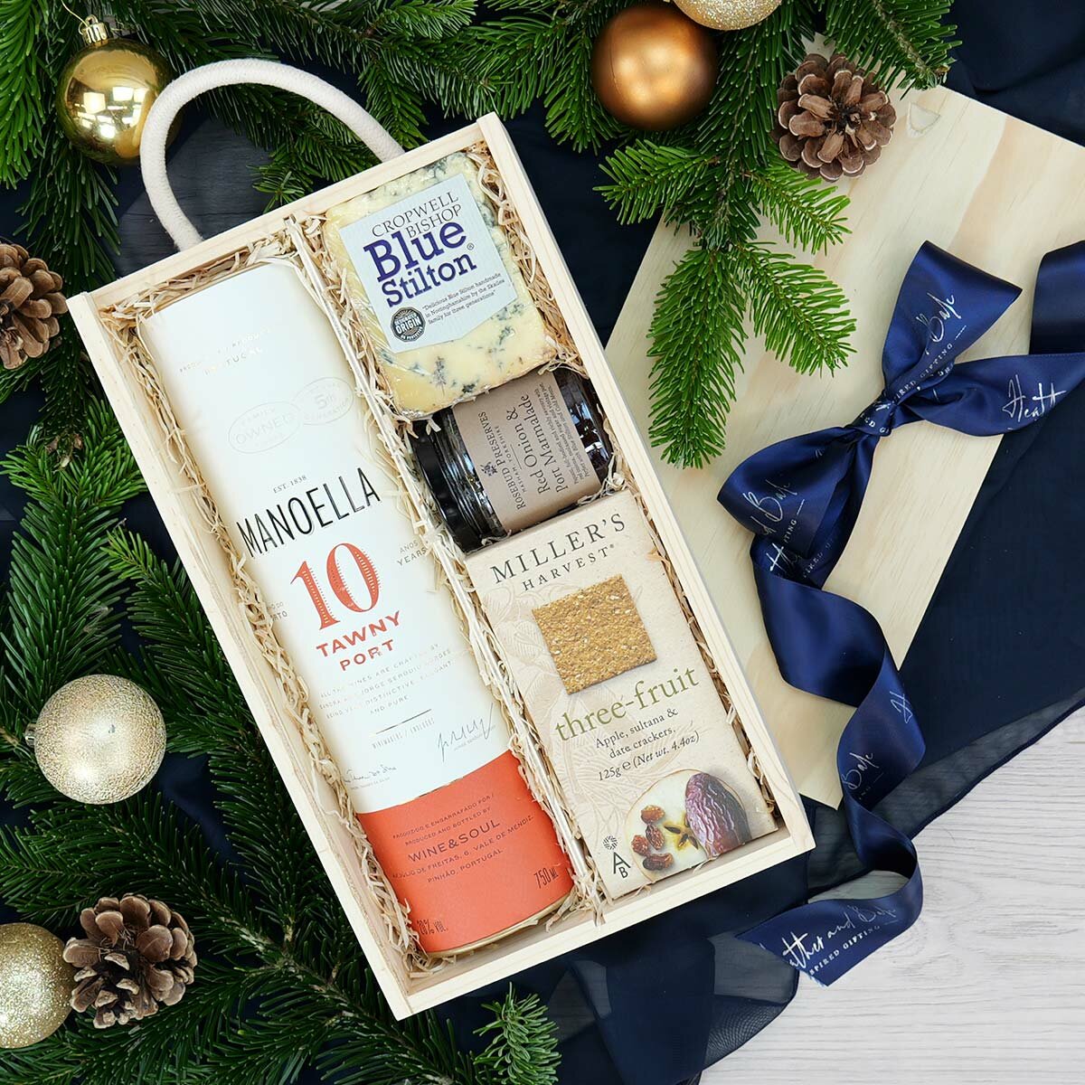 The 10yr Tawny Port & Stilton Christmas Box