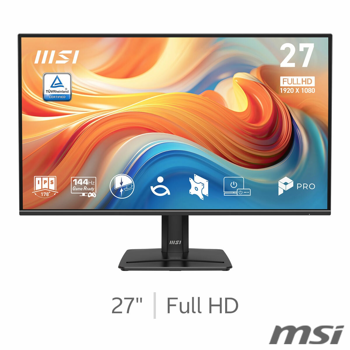 MSI PRO MP271 E14A 27 inch Full HD 144Hz IPS Monitor, 9S6-3PE9CM-003 MSI PRO MP271 E14A 27 inch Full HD 144Hz IPS Monitor, 9S6-3PE9CM-003