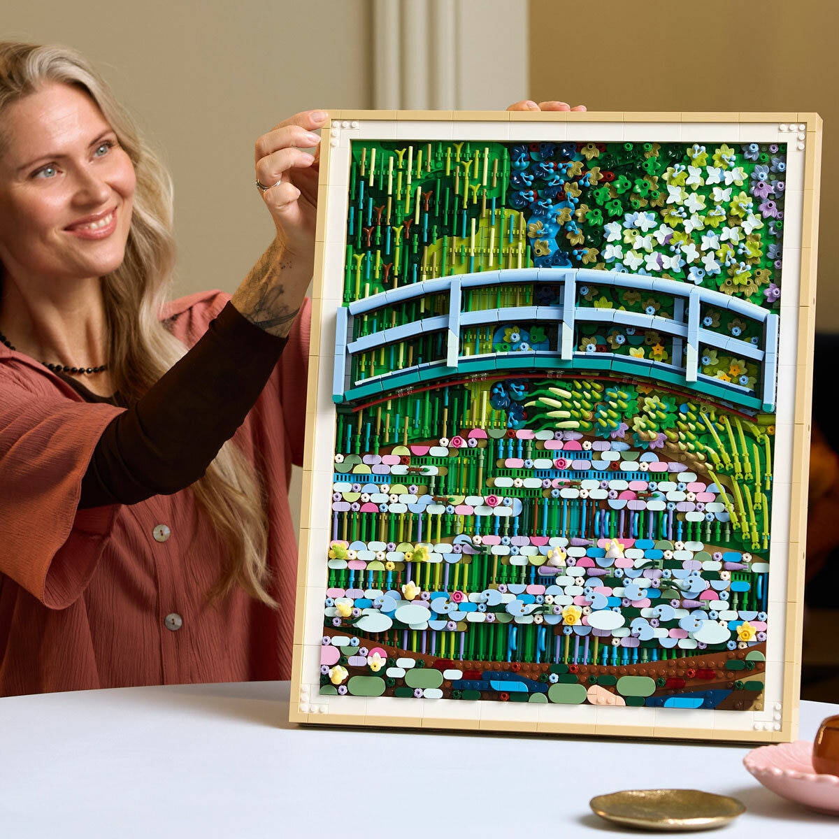 LEGO Art Claude Monet - Bridge over a Pond of Water Lilies - Model 31220 (18+ Years)